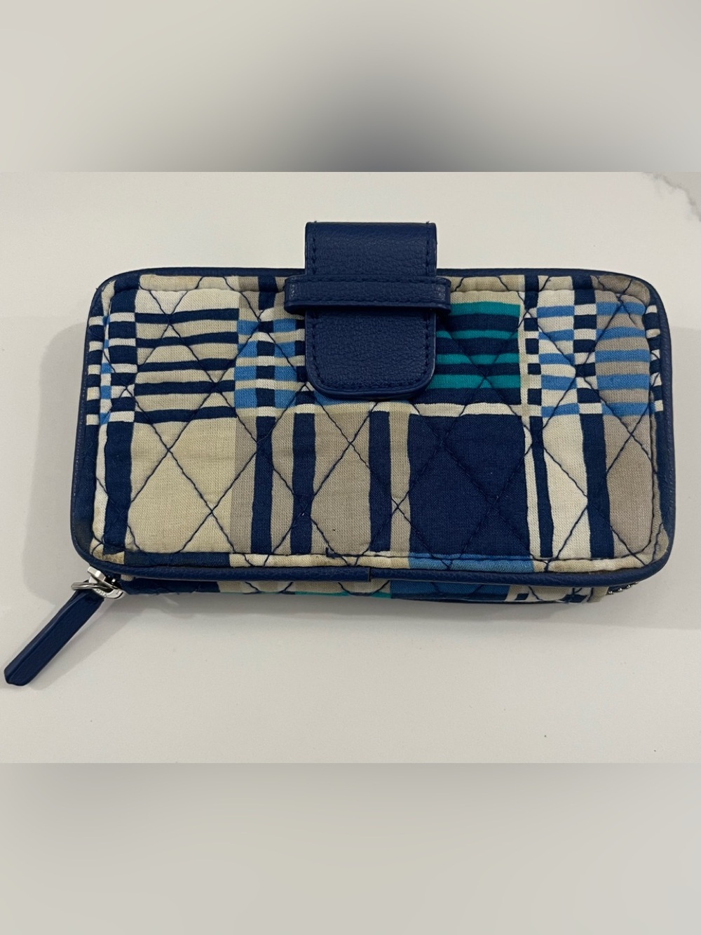 Vera Bradley Navy Blue Patterned Wallet